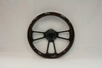 Golf Cart Steering Wheel - 14" Muscle Black