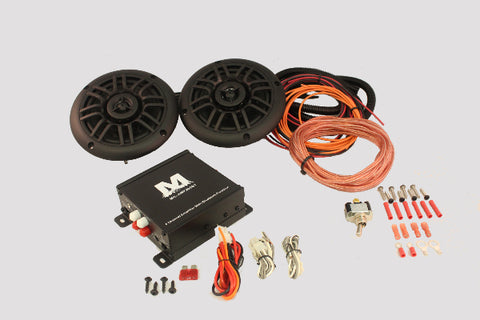 Bluetooth Mini Amp Kit - 140w - 4 Channel - 5 1/4" Speakers